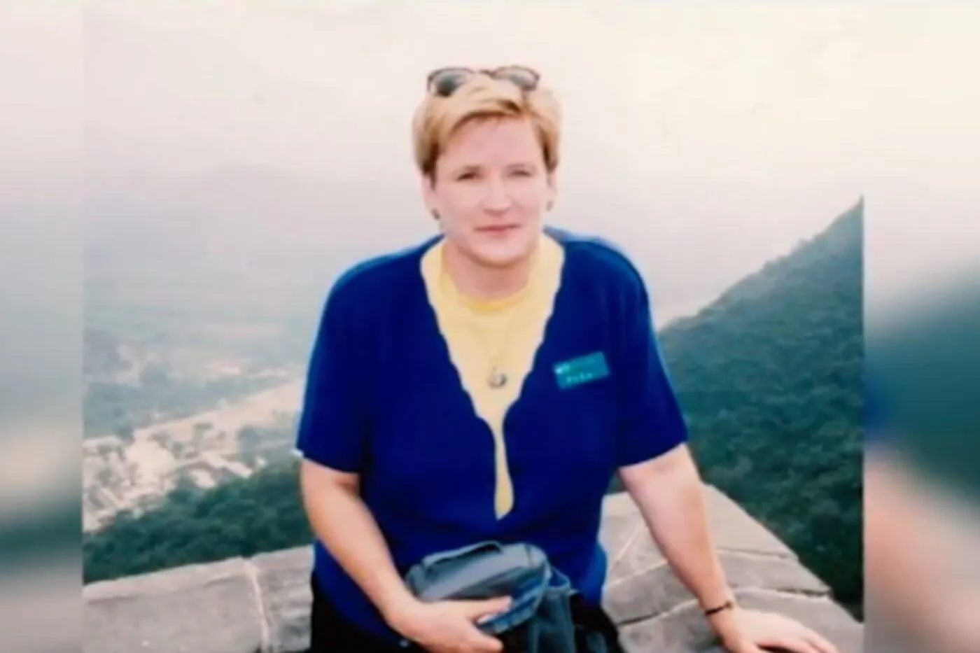 Becky Kersey at a mountain lookout