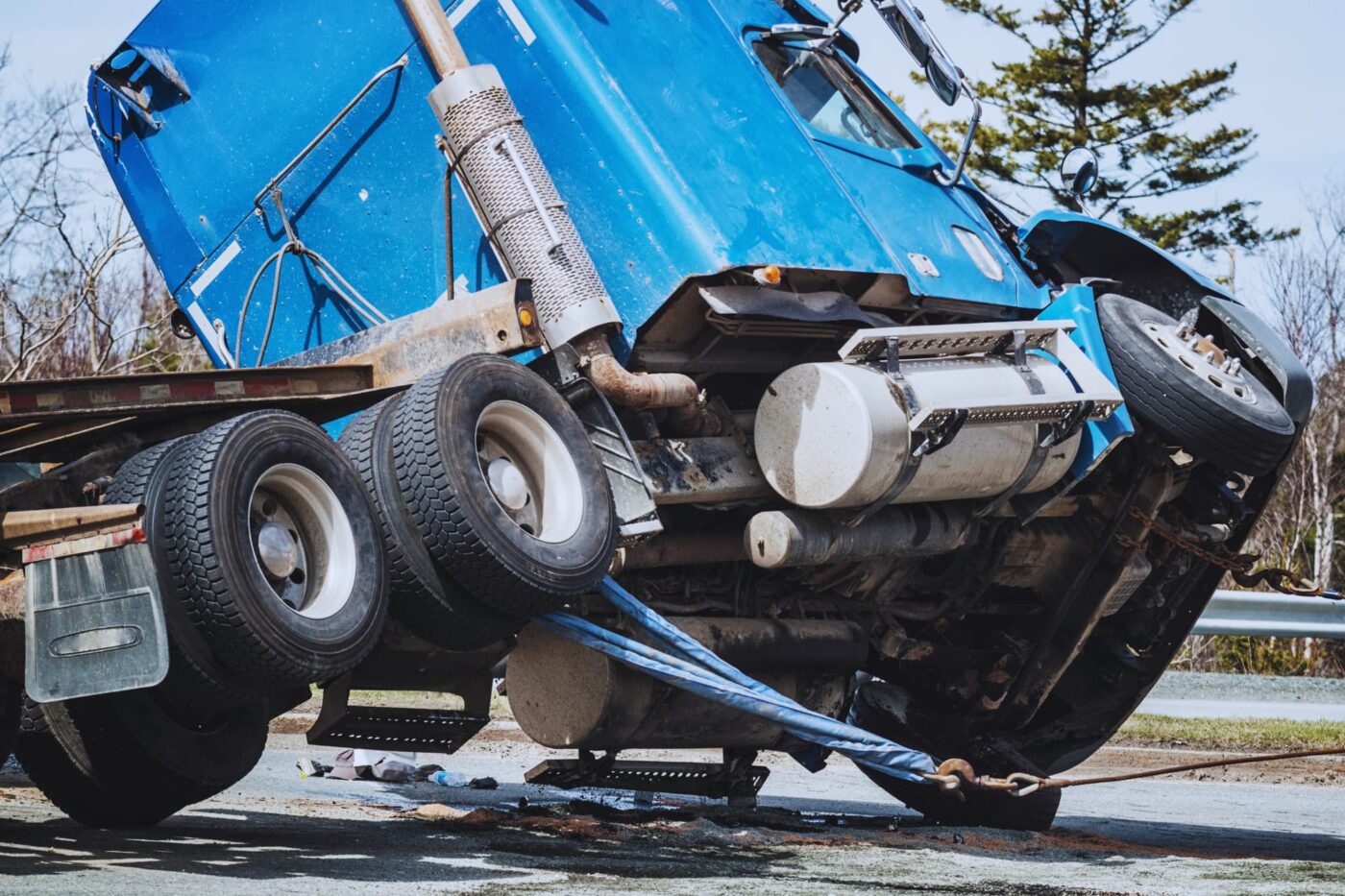 Jackknife accident is a common type of truck accidents